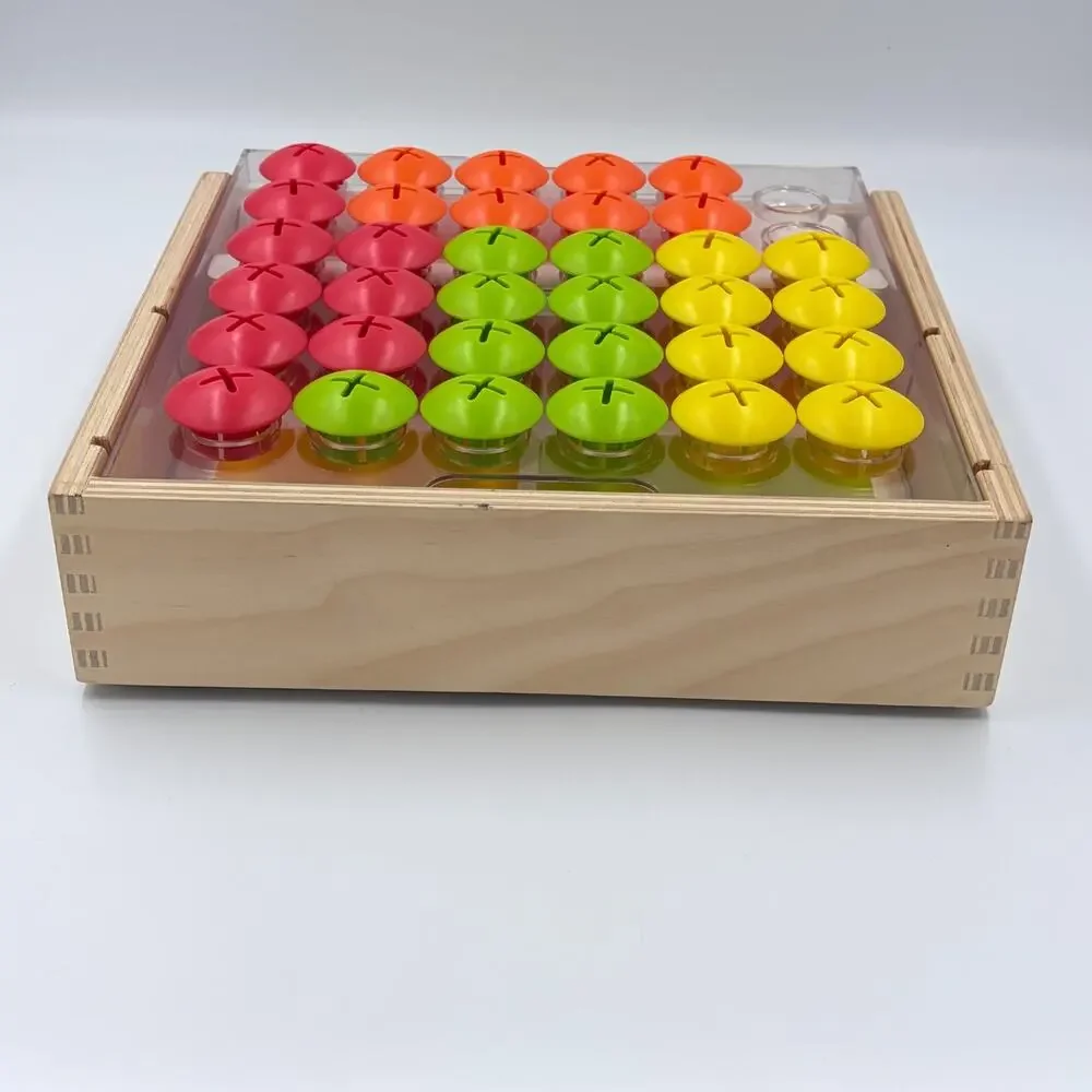Lovevery Mosaic Button Board Montessori Companion Play Kit Home School 3 Cards